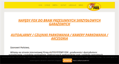 Desktop Screenshot of foxalarm.pl